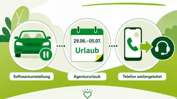 Agentur ist vom 29. Juni bis 5. Juli geschlossen.