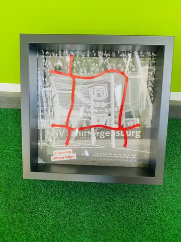 Ein Stück Fußballtor