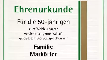 50 Jahre LVM Versicherung Markötter
