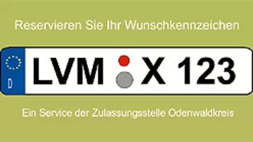 Wunschkennzeichen