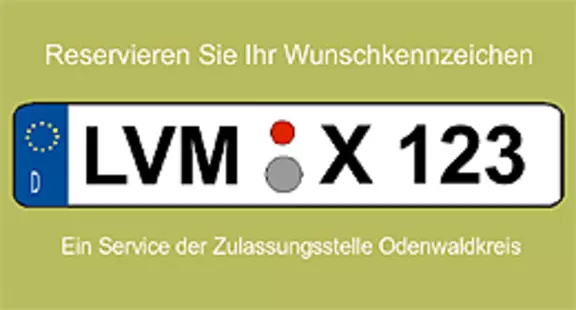 Wunschkennzeichen