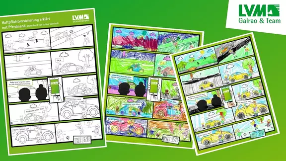 Ausmal-Wettbewerb mit unserem Maskottchen: ...