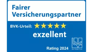 BVK: Fairer Versicherungspartner, Urteil: exzellent, Rating 2024