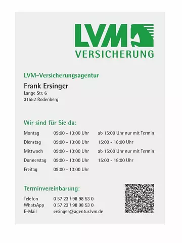 Neue Öffnungszeiten