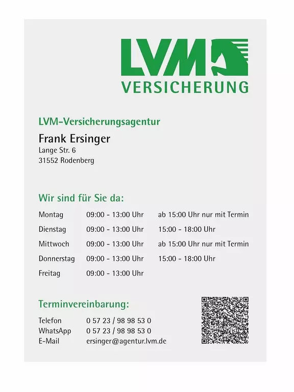 Neue Öffnungszeiten