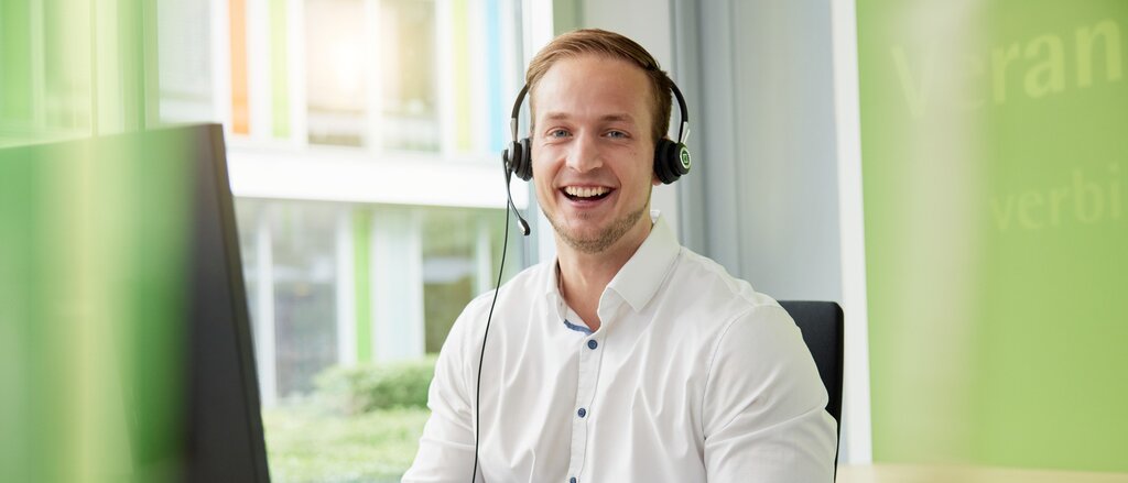 Mann in LVM-Agentur