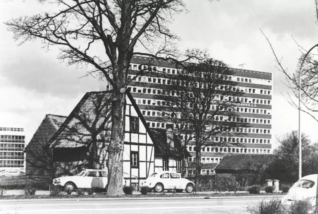 LVM Gebäude Kolde-Ring 1967, schwarzweiß-foto