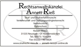 Rechtsanwaltskanzlei Annett Rieß
