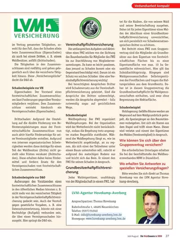 LVM hält Waldbesitzern den Rücken frei