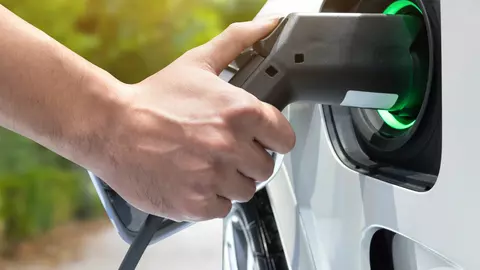 E-Auto wird geladen