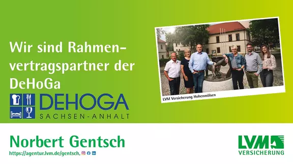 Wir sind Rahmenvertragspartner der DeHoGa