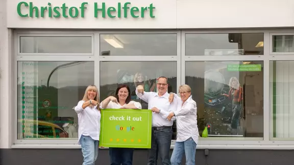 Bewerte uns bei Google