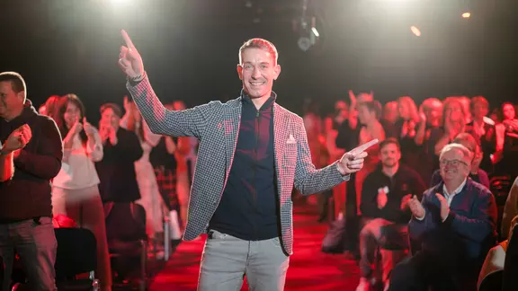 Mittendrin beim Weltrekord...