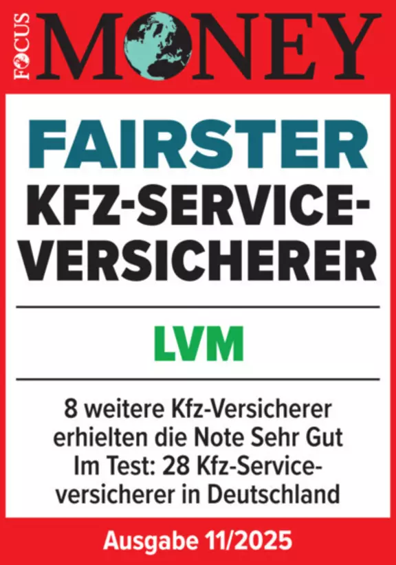 Testurteil Fairster Kfz Service Versicherer - Focus Money