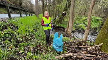 Rückblick April: Müllsammelaktion in Leutenberg