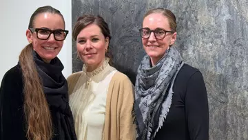 Künstlerin Sandra Pulina in der Villa Schlüter