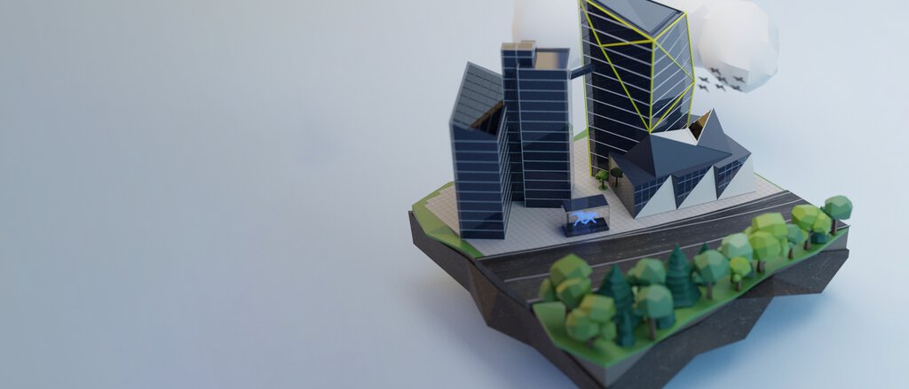 Gebäude der LVM als Polygon-Figur Gebäude der LVM als Polygon-Figur