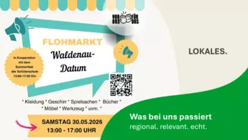 Dorfflohmarkt Waldenau–Datum | 30.05.2026 | 13–17 Uhr