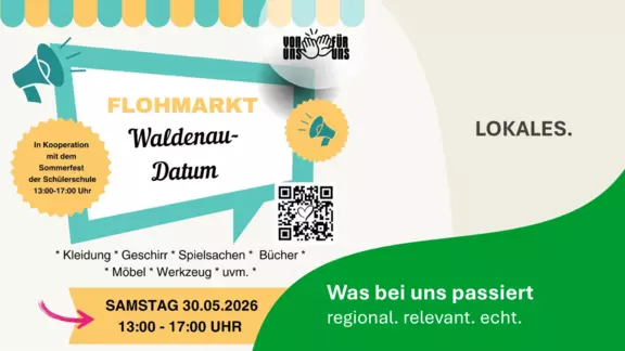 Dorfflohmarkt Waldenau–Datum | 30.05.2026 | 13–17 Uhr
