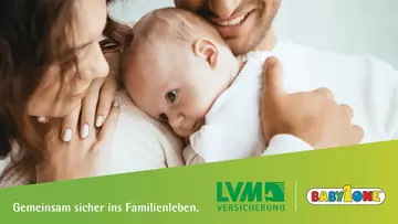 Kooperation zwischen der LVM Versicherung und BabyOne für Familien