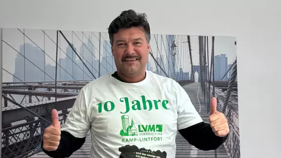 Dienstjubiläum  -  10 Jahre Michael Schmieler 