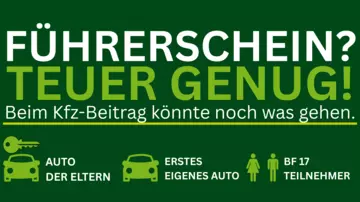 Führerschein? Teuer genug!