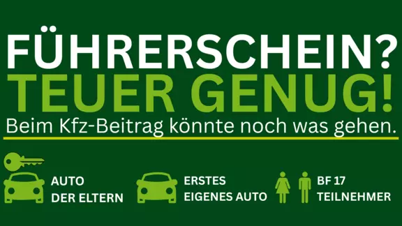 Führerschein? Teuer genug!
