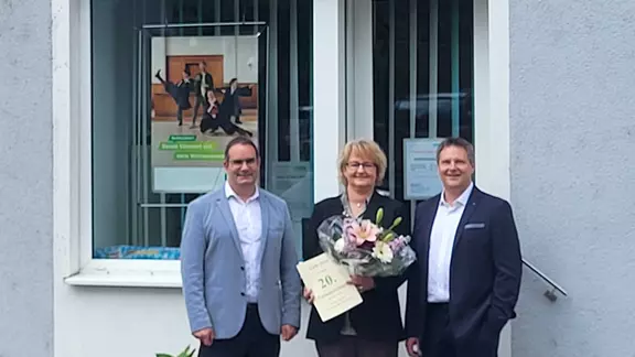 20 Jahre Engagement - Petra Grund feiert Dienstjubiläum