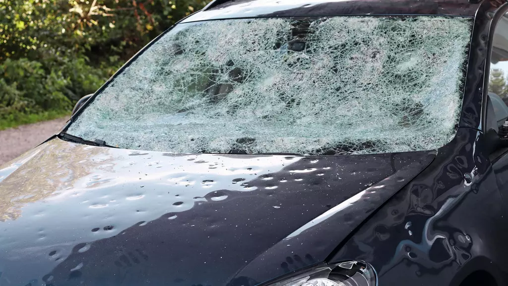 Hagelschaden am Auto