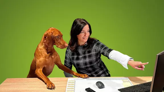 Cathleen Reuter und ihrem Team stellt sich vor