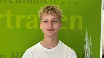 Neu im Team: Praktikant Max Schulte