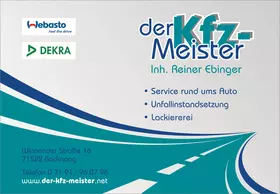 KFZ-Meister Reiner Ebinger