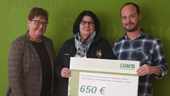 LVM-Versicherungsagentur Benedikt Weber unterstützt die Notfallseelsorge
