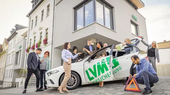 Gut abgesichert -  Die KFZ Versicherung der LVM 
