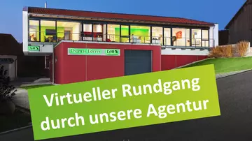 Starte hier den virtuellen Rundgang durch unsere Agentur!